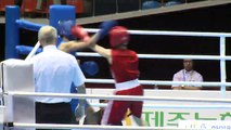 Boxe féminine Jeju 2014- Souhila BOUCHENE (ALG) vs Chuthamat RAKSAT (THA)