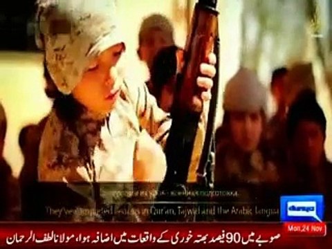 ISIS school of Jihad trains children for A-K 47 weapons