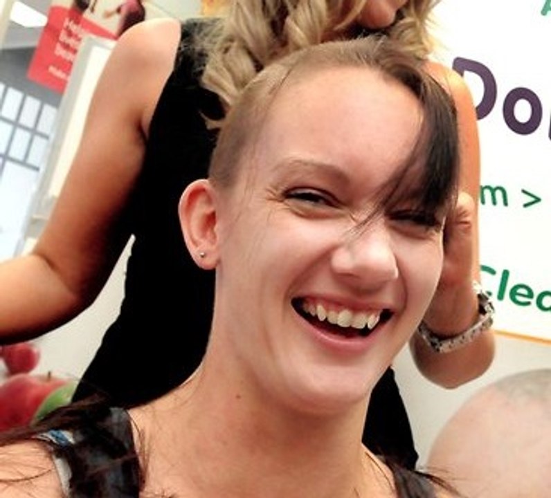 Hair Shaved - Long hair shave video - Long head shaved off Buzzed off hair cut women