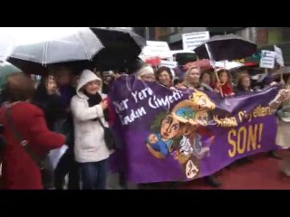 Kadın cinayetlerine "dur" dediler