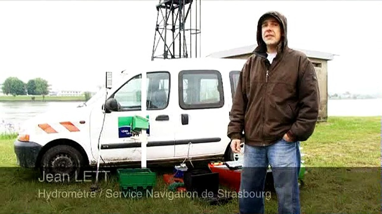 WIKHYDRO - Jaugeage en bateau sur le Rhin