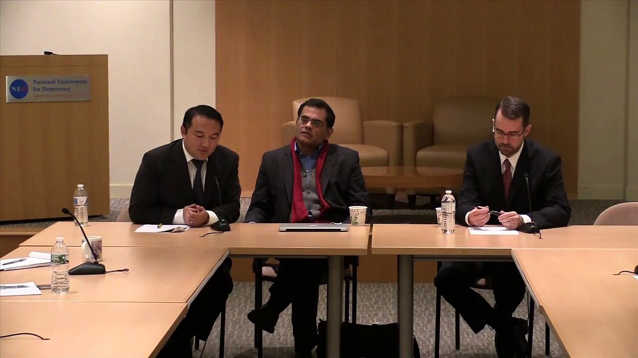 Raza Rumi talks at National Endowment for Democracy Q and A