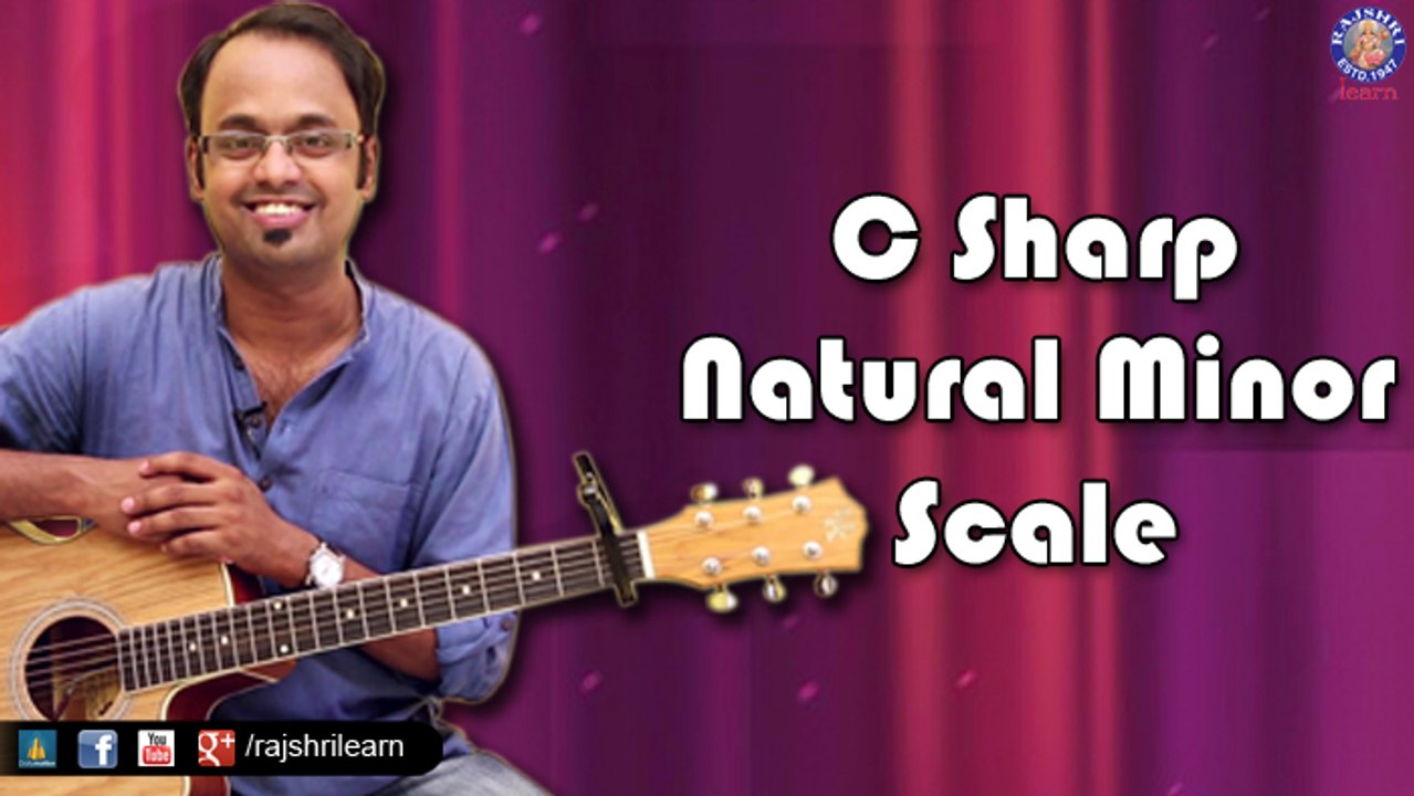 How To Play - C Sharp Natural Minor Scale - Guitar Lesson For Beginners