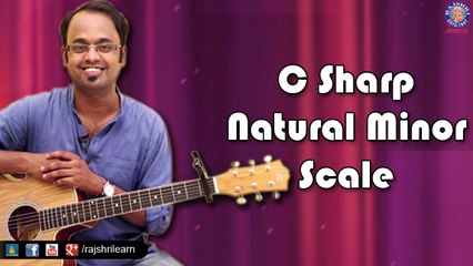 How To Play - C Sharp Natural Minor Scale - Guitar Lesson For Beginners