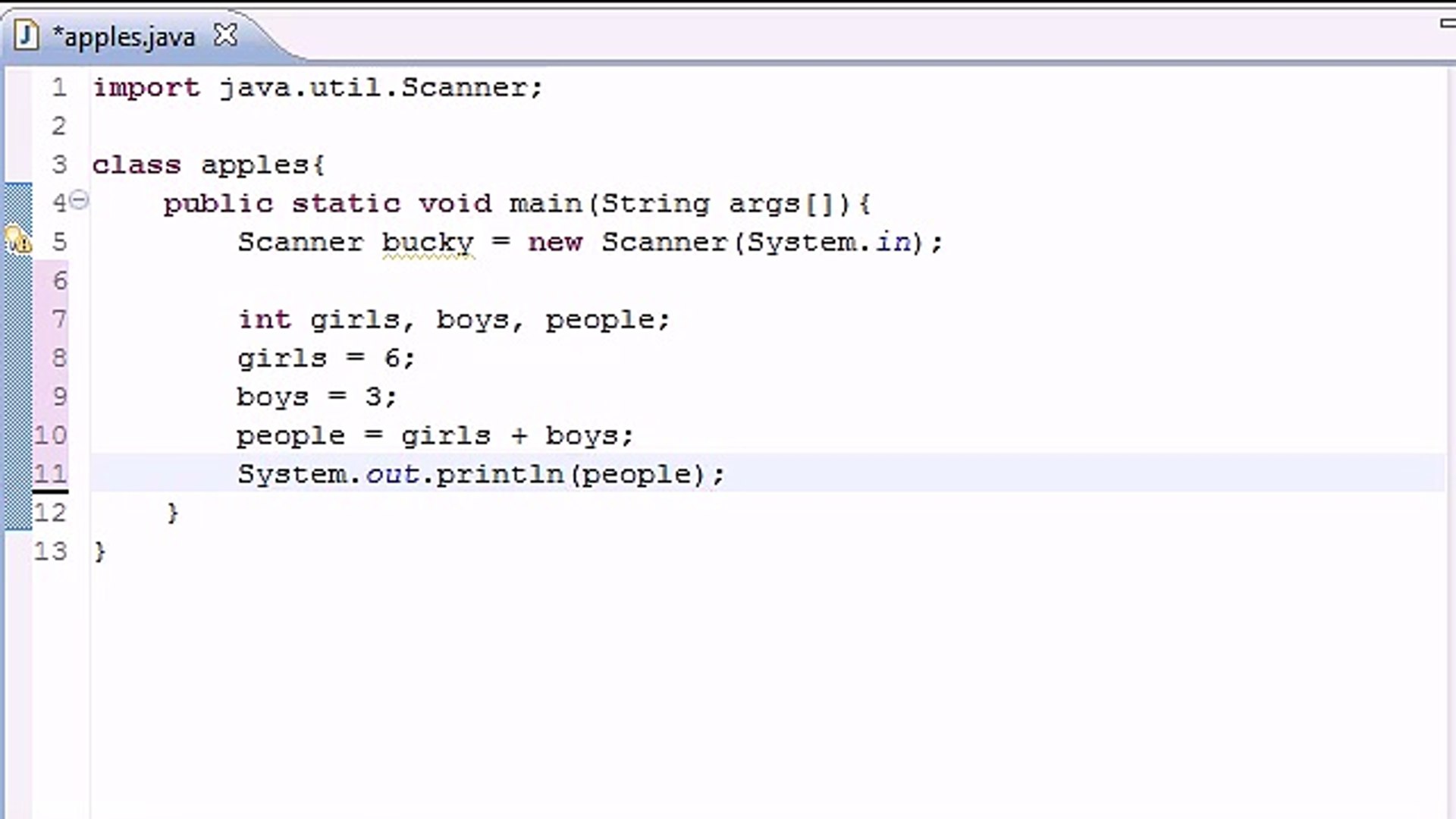 Java Programming Tutorial - 8 - Math Operators
