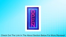 10 * 19 inch Animated Motion LED Business Vertical Open Sign  On/off Switch Bright Light Neon Review