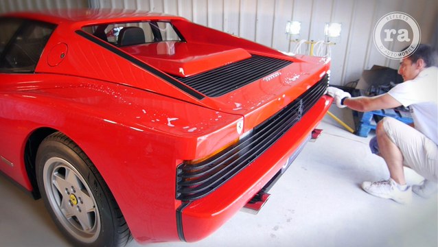 Reflets d'Automobile - Swissvax Bordeaux : Ferrari Testarossa HD