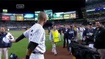 Derek Jeter Walks Off the Field for Final Time at Yankee Stadium