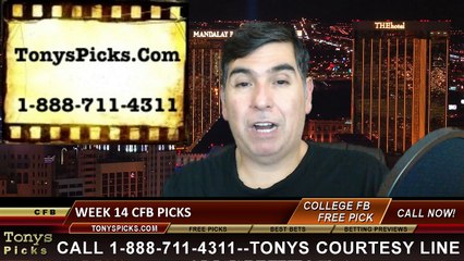 Week 14 Free College Football Picks Betting Odds Predictions 2014