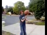 white boy phenom 50 inch vertical can dunk and do streetball