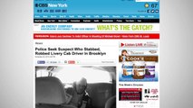 Cab Surveillance Footage Captures Suspect Robbing Driver