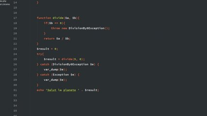 Tutoriel PHP : Les Exceptions