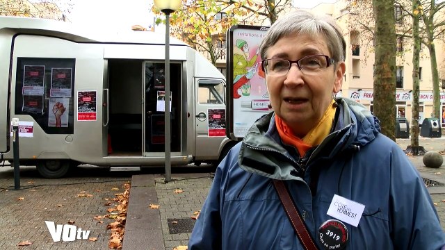 VOTV Mobilisation à Cergy contre les violences conjugales