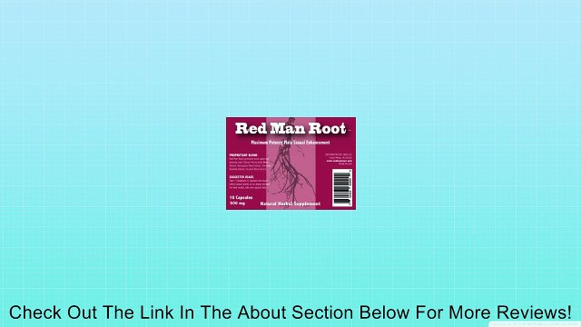 Red Man Root All-Natural Male Enhancement Pills Review