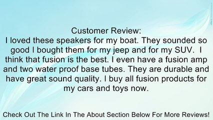Fusion MS-FR4021 Marine 2-Way Full Range Speakers, 120W, Pair Review