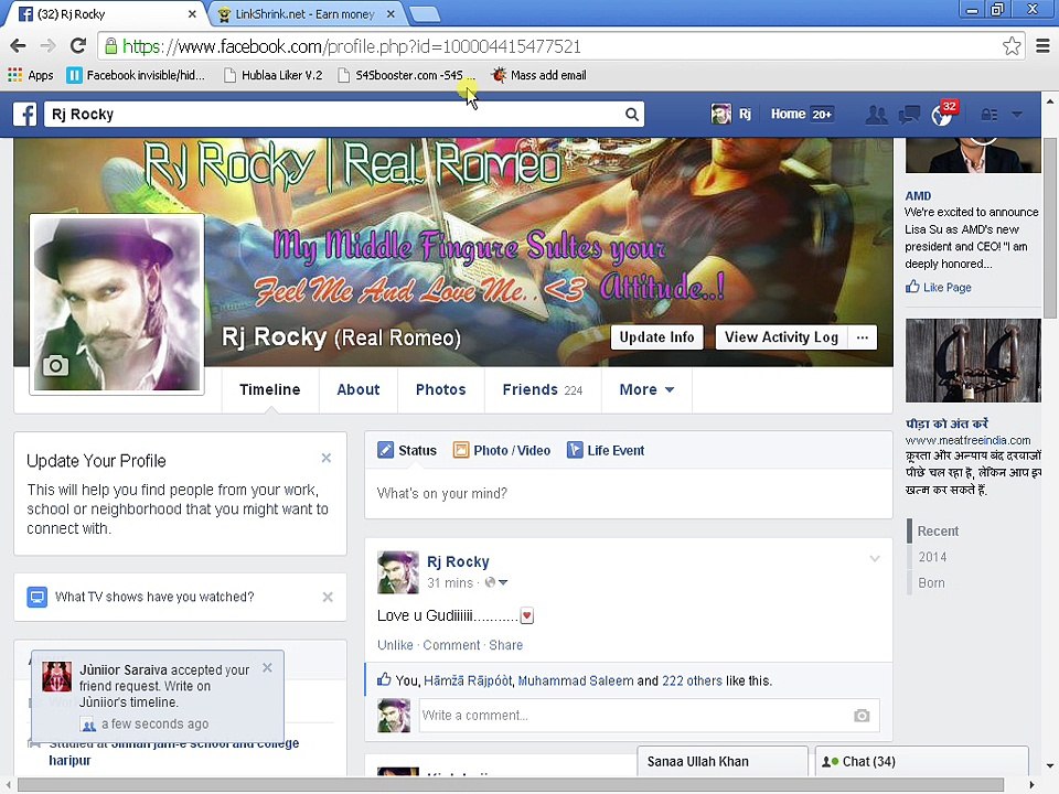 Add 5000 Friends on fb in One click