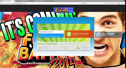 Food Battle: The Game - Unlimited coins cheat Hack (iOS &Android)