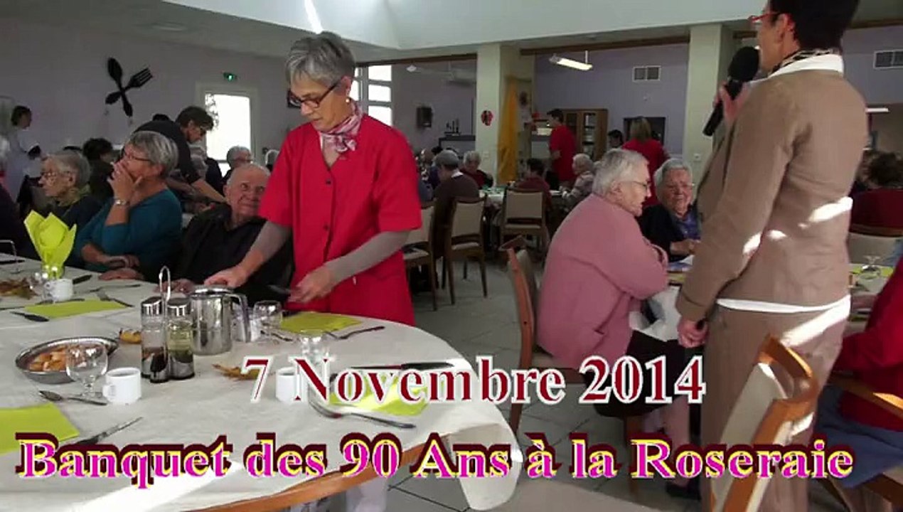 Banquet des 90 Ans à la Roseraie