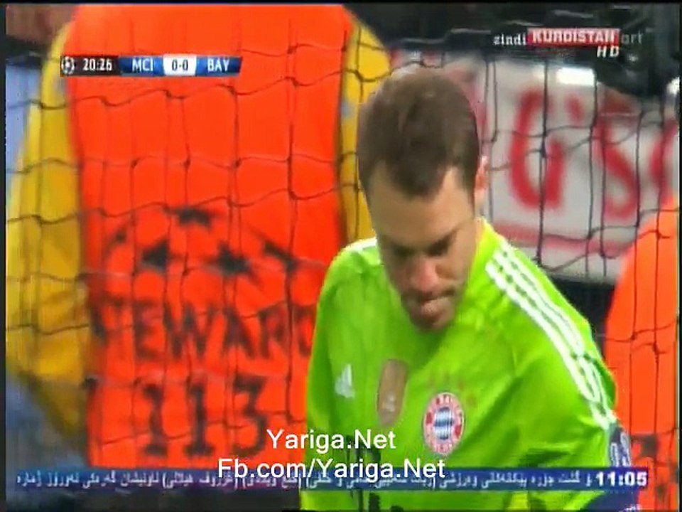 Manchester City 1 - 0 Bayern Munich Agüero S. (Penalty)