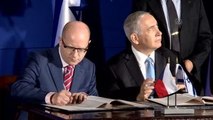 Binyamin Netanyahu - Bohuslav Sobotka Ortak Basın Toplantısı