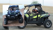 Kim Kardashian Rides Dune Buggy in Dubai