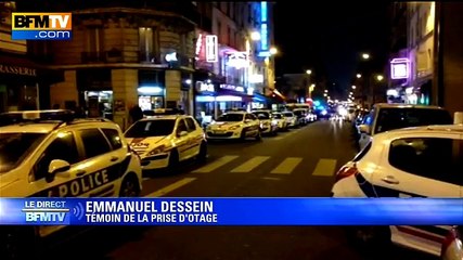 Un témoin raconte en direct la fin de la prise d'otage à Paris