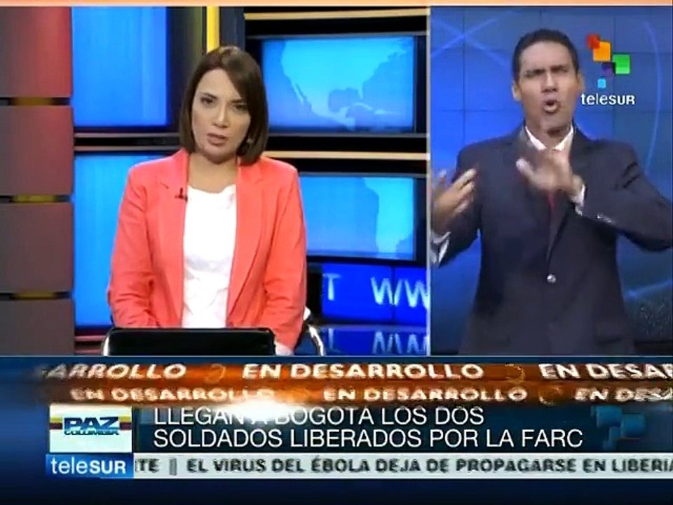 Soldados liberados por las FARC llegan a Aeropuerto Militar de Catam