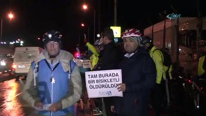 Zeytinburnu sahil yolunu trafiğe kapattılar