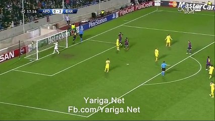 APOEL 0 - 3 Barcelona Leo Messi
