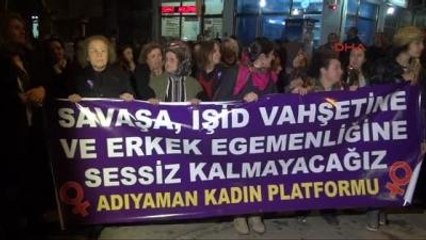 Adıyaman'da Kadınlar Def ve Meşalelerle Yürüdü