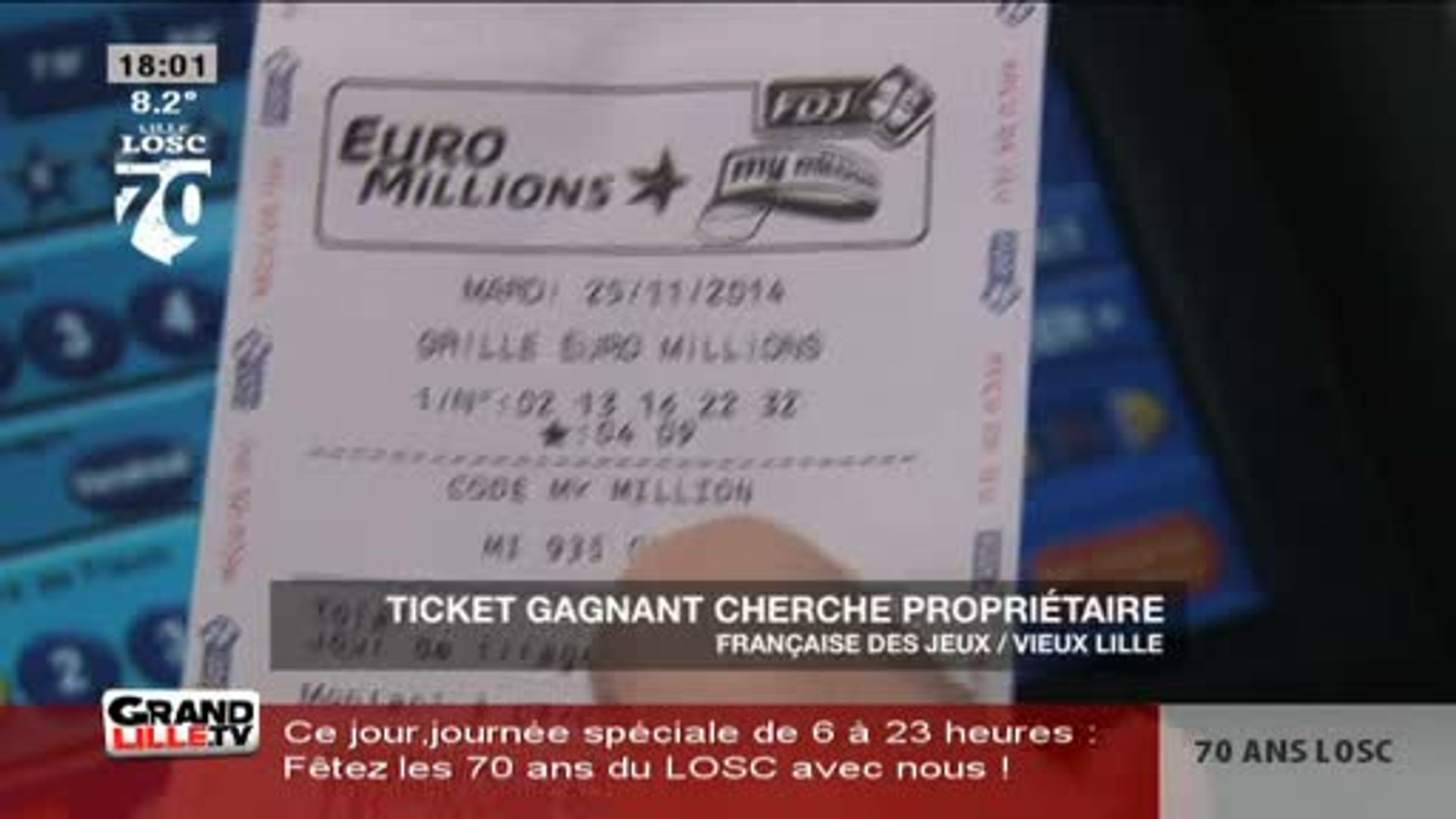 Euromillions: un ticket gagnant en attente - Vidéo Dailymotion
