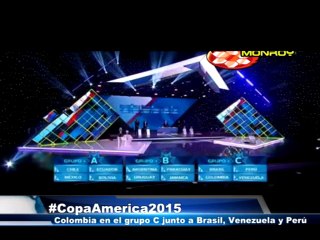 Detalles del grupo de la selección Colombia en la Copa América 2015