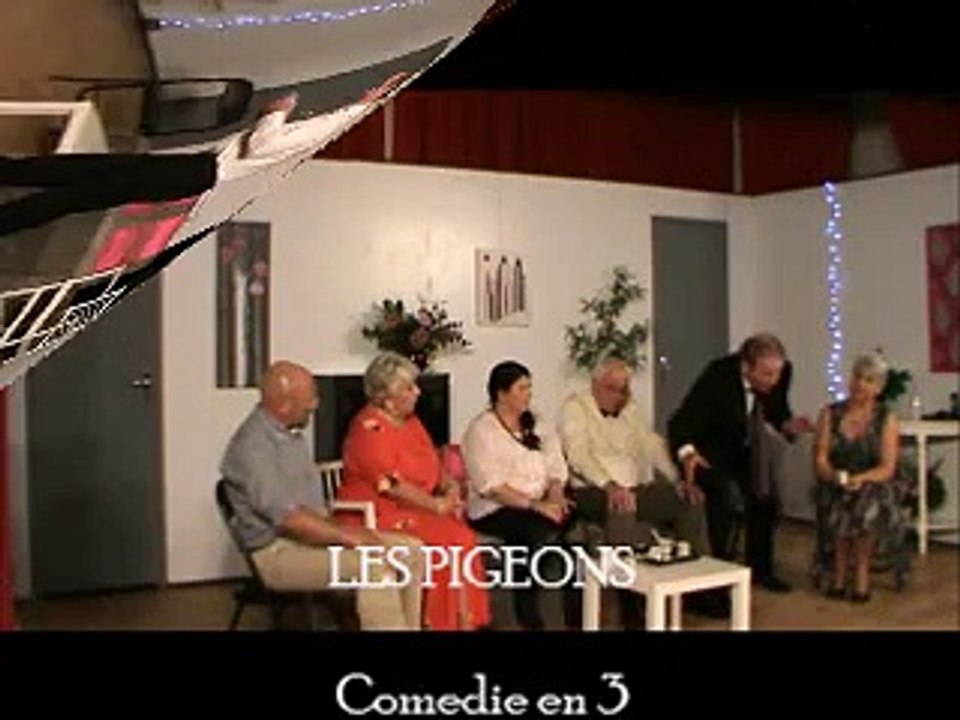 Théâtre Pont l'Abbé d'Arnoult 29 novembre 2014 20 h 30 Les Pigeons par la troupe Clin d'"Oeil de Saintes