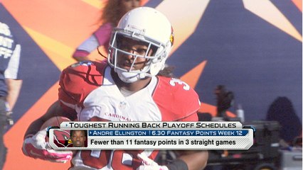 'NFL Fantasy Live': Toughest RB playoff schedules