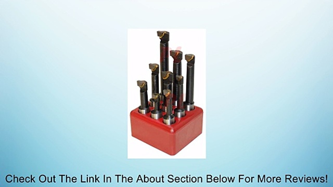 BORING BAR 9 PC x 1/2" Shank 50RC Bore C6 Carbide Tip *Free Shipping* Review