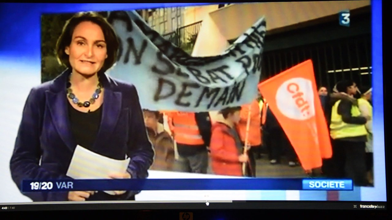 2014-11-25 - Toulon - Action ZEP - Hyères - Bernadette GROISON - Secrétaire Générale de la FSU
