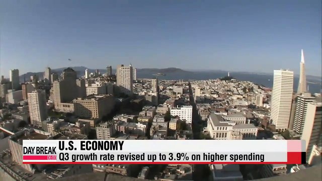 U.S. revises up Q3 economic growth to 3.9%
