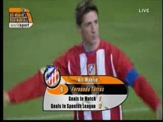 Torres (1-0) vs Real Madrid 24-02-2007