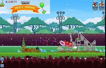 Angry Birds Friends Tournament Week 132 Level 3 power up HighScore ( 134.650  k