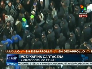 Protestan en Nueva York en exigencia de justicia para Michael Brown