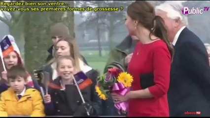 Exclu Vidéo : Réussirez-vous à voir les premières formes de grossesse de Kate Middelton ?