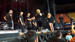 Madonna MDNA Tour Spanish Lessons Rehearsal Medellín 28 Nov 2012
