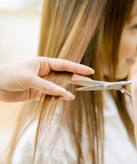 Long Hair Cutting - Haircut In India at Long hair cut at home (Haircut for women)