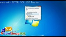 MTNL 3G USB Modem:  Send text messages with DRPU Software