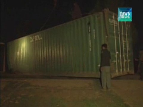 Nisar says containers placed too soon