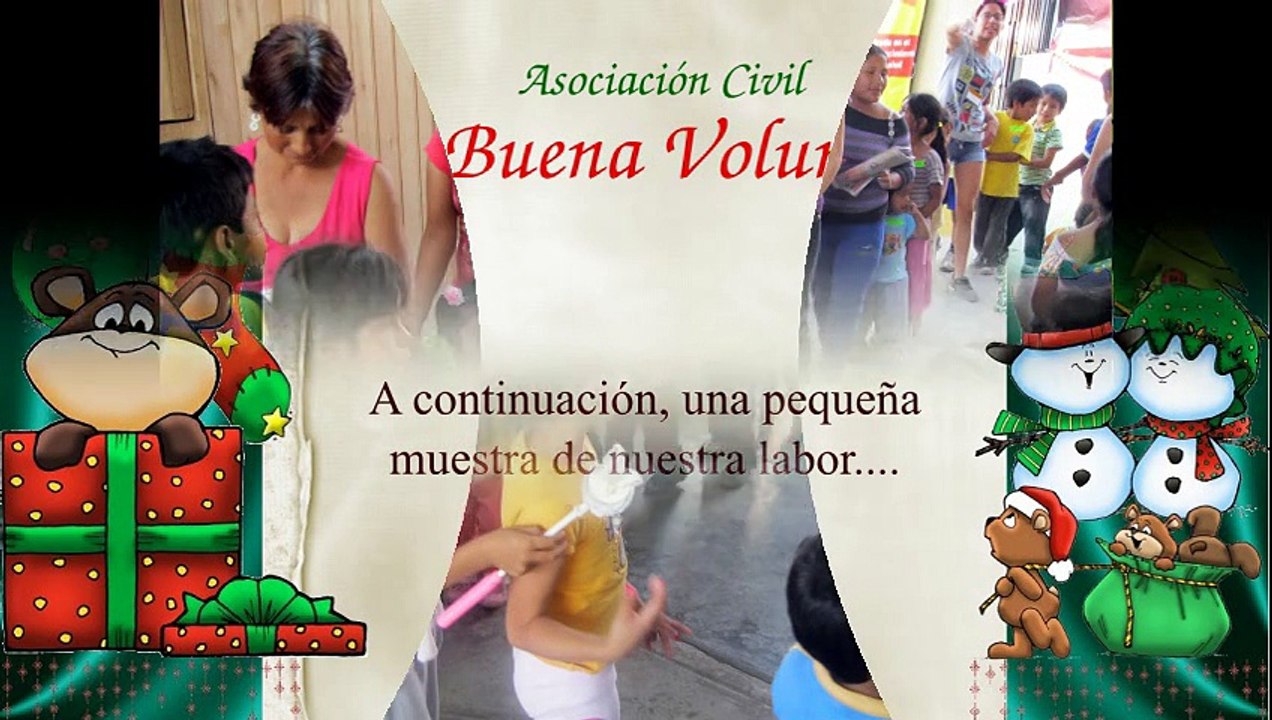 Presentación La buena voluntad