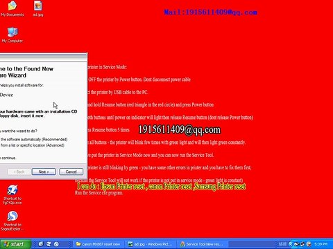 canon MX887 reset Waste ink 5B00