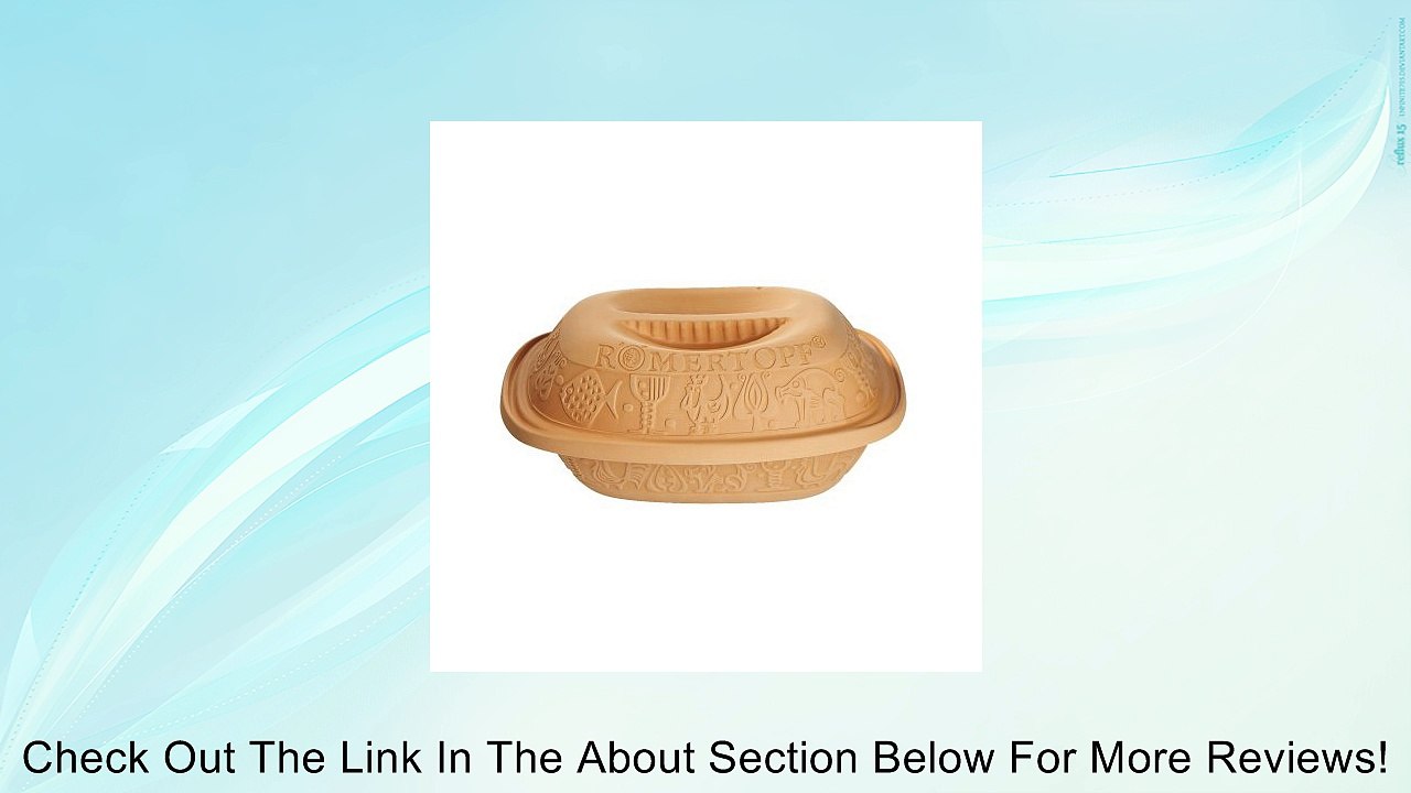 Romertopf glazed glay cooker,109 /05 Review