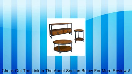 Hammary Baja 3 Piece Round Cocktail Table Set Review