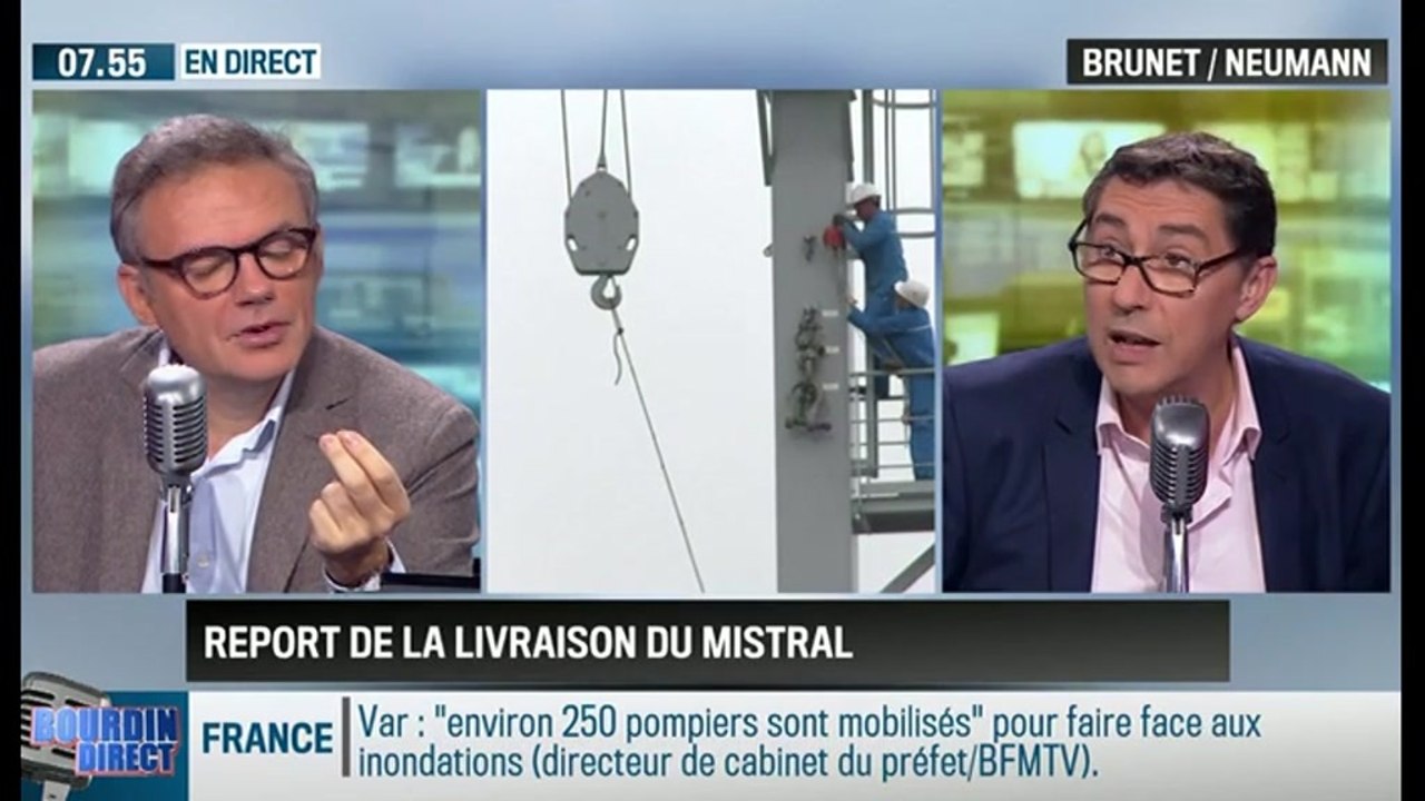 Brunet & Neumann : La France a-t-elle eu raison de reporter la livraison du Mistral à la Russie ? - 26/11